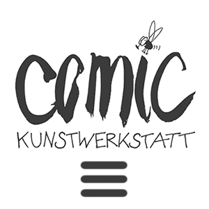 Comic-Kunstwerkstatt Logo - click for menu