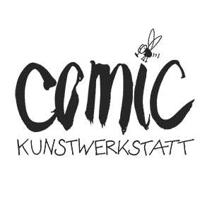 Comic-Kunstwerkstatt Logo - click for menu